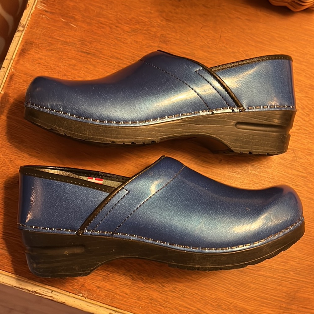 SANITA The Original Danish Clogs Size 39 (US 8)-beautiful blue color - Picture 3 of 14